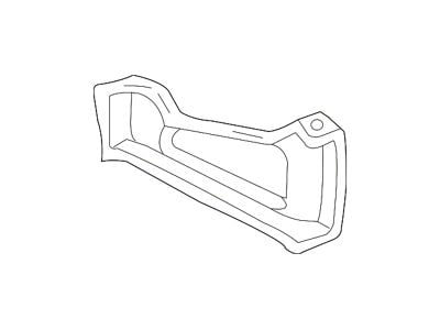 GM Bumper Support; Rear Left; Brace; Bracket (99-06 Sierra 1500)