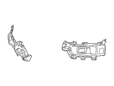 GM Bumper Support; Front Left; Bracket (14-15 Sierra 1500)