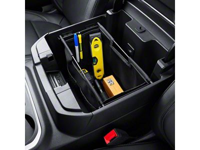 GM Center Console Organizer Insert; Black (19-23 Sierra 1500)