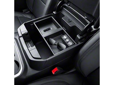 GM Center Console Organizer Tray; Black (19-24 Sierra 1500)