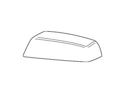 Door Mirror Cover; Left; Chrome (14-18 Sierra 1500)