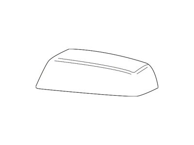 GM Mirror Cover; Driver Side; Primed (14-18 Sierra 1500)