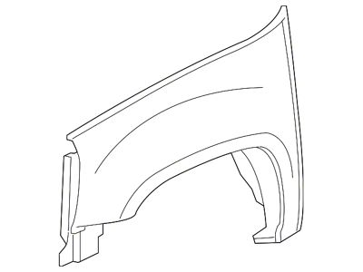 GM Fender; Front Left (07-13 Sierra 1500)