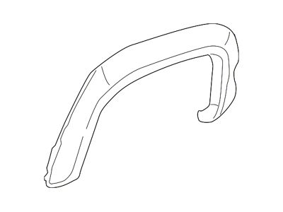 GM Fender Flare; Front Driver Side; Textured Black (99-06 Sierra 1500)