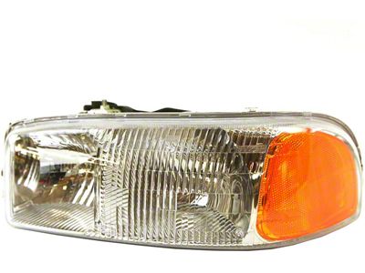 GM Headlight; Driver Side (99-06 Sierra 1500)
