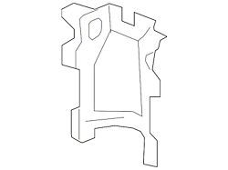 GM Radiator Support; Center (07-13 Sierra 1500)
