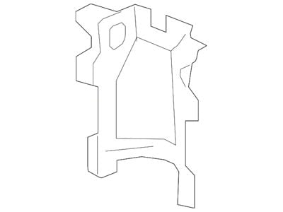 GM Radiator Support; Center (07-13 Sierra 1500)