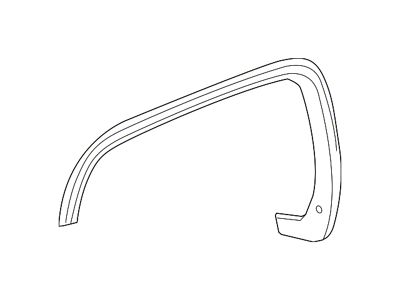 GM Wheel Arch Molding; Front Left (14-15 Sierra 1500)