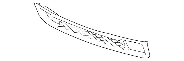 GM Sierra 2500 Bumper Cover Grille; Front 25832387 (11-14 Sierra 2500 ...