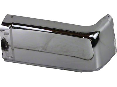 GM Bumper Extension; Rear Left Outer; Without Rear Object Sensor; Chrome (07-14 Sierra 2500 HD)