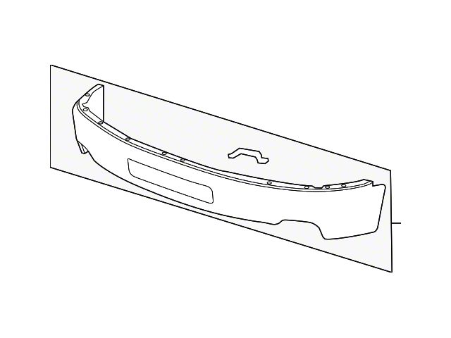 GM Front Bumper Face Bar; Chrome (11-14 Sierra 2500 HD)