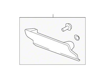 GM Bumper Insert; Front; Chrome (15-19 Sierra 2500 HD)