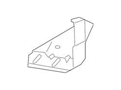 GM Fender Brace; Front Right; Liner Bracket (15-19 Sierra 2500 HD)