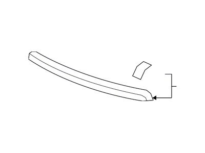 GM Hood Molding; Front (11-14 Sierra 2500 HD)