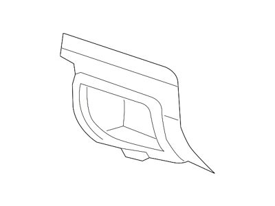 GM Tow Hook Cover; Front Right (15-19 Sierra 2500 HD)