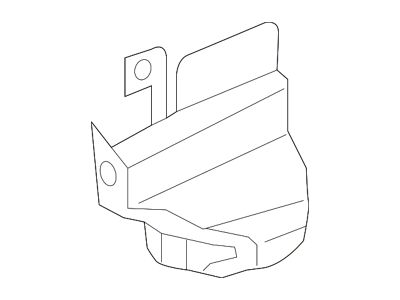GM Bumper Air Shield; Front Lower (15-19 Sierra 3500 HD)
