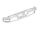 Rear Bumper Face Bar; Pre-Drilled for Backup Sensors; Chrome (15-19 Sierra 3500 HD)