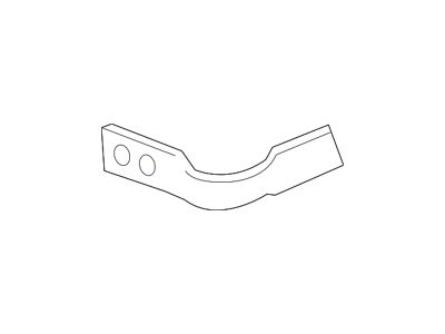 GM Bumper Support; Front Left; Impact Bar Brace; Bracket (11-14 Sierra 3500 HD)