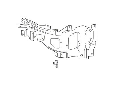 GM Bumper Support; Front Left; Outer; Bracket (2020 Sierra 3500 HD)