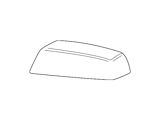 GM Door Mirror Cover; Right; Textured (15-19 Sierra 3500 HD)