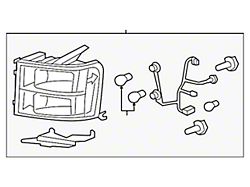 GM Headlight; Passenger Side (07-14 Sierra 3500 HD)