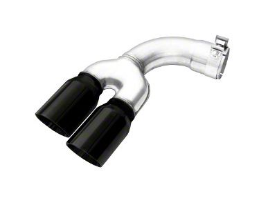GM Direct Fit Exhaust Tips; 3.75-Inch; Black Chrome (19-25 3.0L Duramax Silverado 1500)