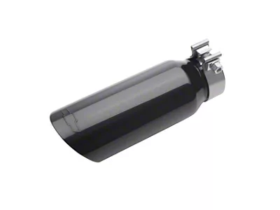 GM Exhaust Tip; 4-Inch; Black Chrome (14-18 4.3L, 5.3L Silverado 1500)