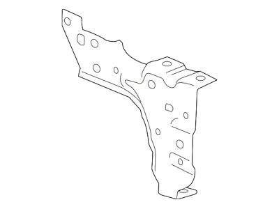 GM Bumper Bracket; Front Left; Fender (14-18 Silverado 1500)