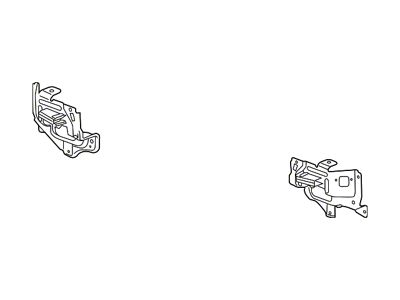GM Bumper Bracket; Front Left; Side (14-15 Silverado 1500)