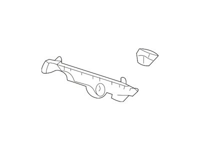 GM Bumper Cover Support; Front Left; Side Cover Guide (19-25 Silverado 1500)