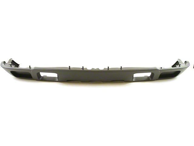 GM Bumper Deflector; Front; With Tow Hook; Without Fog Lamps; Charcoal Black (03-06 Silverado 1500)