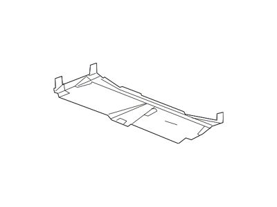 GM Bumper Deflector; Front; Dark Gray (14-15 Silverado 1500)
