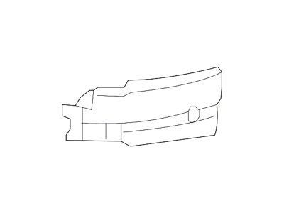 GM Bumper Extension; Front Left; Outer Impact Bar (07-13 Silverado 1500)