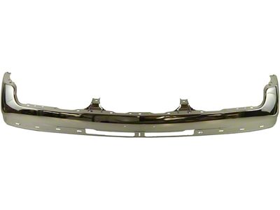 GM Front Bumper Face Bar; Bright (99-02 Silverado 1500)