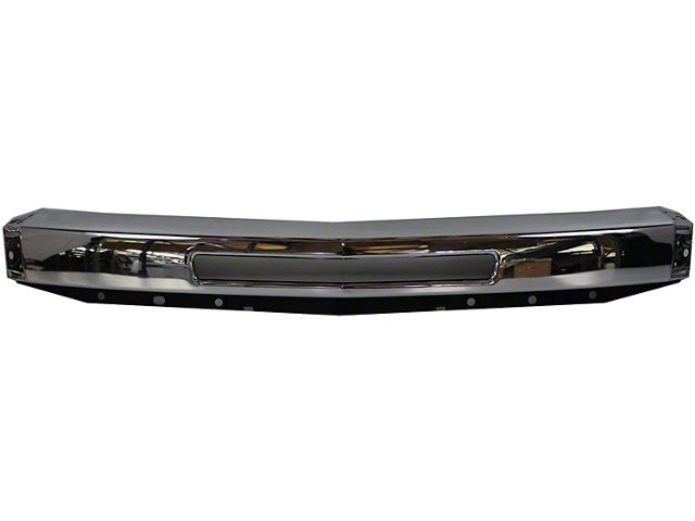 GM Front Bumper Face Bar with Air Intake Opening; Chrome (09-13 Silverado 1500)
