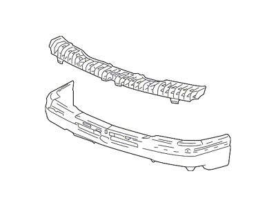 GM Front Bumper Face Bar; Chrome (03-06 Silverado 1500)