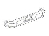 GM Rear Bumper Face Bar; Not Pre-Drilled for Backup Sensors; Chrome (19-25 Silverado 1500 w/ Factory Dual Exhaust)