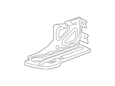 GM Bumper Support; Front Right; Brace; Bracket (14-18 Silverado 1500)