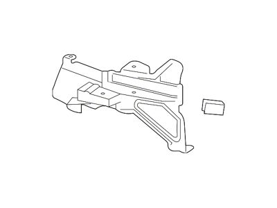 GM Bumper Support; Front Left; Inner; Bracket (16-18 Silverado 1500)