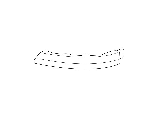 GM Front Bumper to Body Outer Filler Panel; Driver Side; Primed (16-18 Silverado 1500)