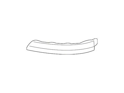 GM Front Bumper to Body Outer Filler Panel; Passenger Side; Primed (16-18 Silverado 1500)