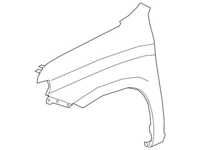 GM Fender; Front Left (19-24 Silverado 1500)