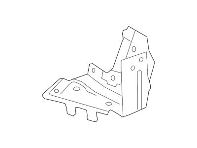 GM Fender Brace; Front Left; Wheel House Bracket (19-24 Silverado 1500)