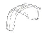 GM Fender Liner; Left (19-25 Silverado 1500)