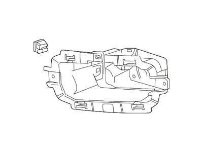 GM Fog Light Bracket; Driver Side (14-15 Silverado 1500)