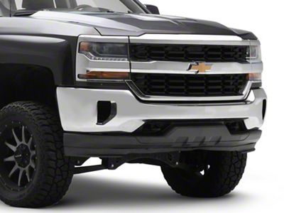 GM Front Bumper with Fog Light Openings; Unpainted (16-18 Silverado 1500)