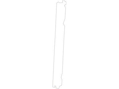 GM Grille Air Deflector; Left; Side Baffle (14-18 Silverado 1500)