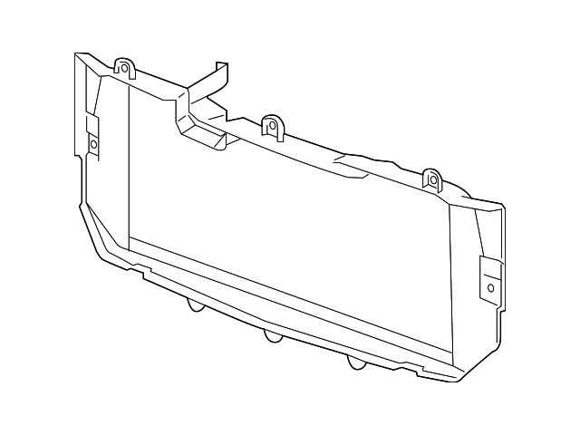 GM Grille Mounting Panel; Without Towing Package (14-18 Silverado 1500)