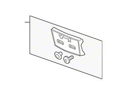 GM License Plate Bracket; Front (14-15 Silverado 1500)