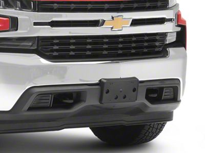 GM License Plate Bracket; Front (19-25 Silverado 1500)